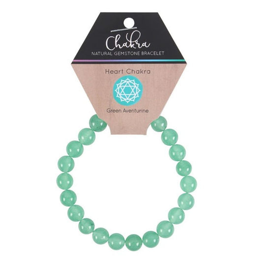 Heart Chakra Green Aventurine Gemstone Bracelet