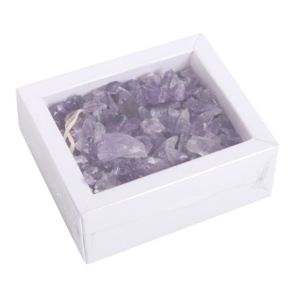 Box of Amethyst Rough Crystal Chips