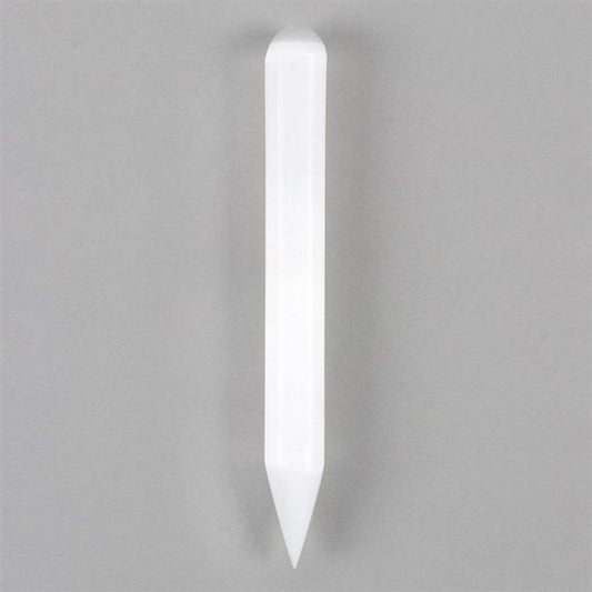 Large Round Point Selenite Standard Wand